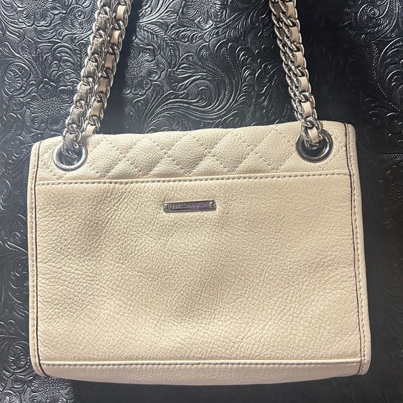 Rebecca Minkoff Cream Quilted Affair Shoulder Bag - Picture 1 of 16
